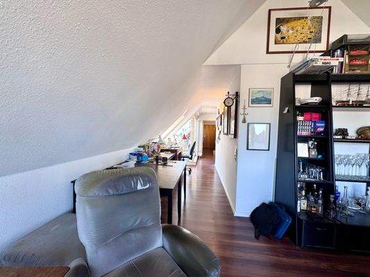 Verbindung zwischen Wohn- und Essbereich