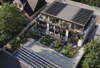 Haus und Carports mit PV