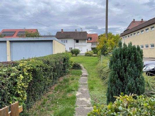 Zugang von Grundstücksrückseite