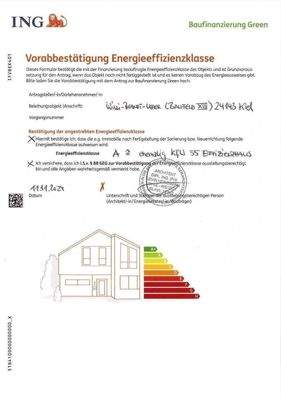 Energieausweis Baufeld XIII