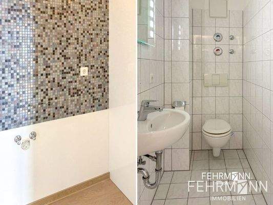 Zahnputzplatz + Sanitäranlage