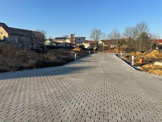 Erschließung fertig