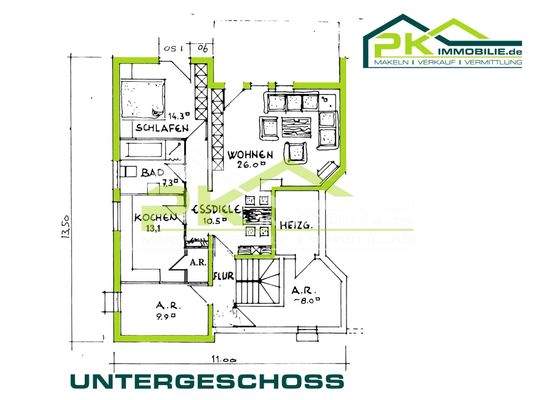 Grundriss Untergeschoss