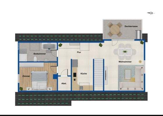 Grundriss Dachgeschoss