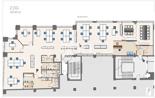 2.Obergeschoss / 420 m²