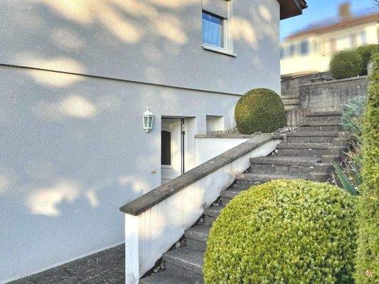 Unterer Hauseingang