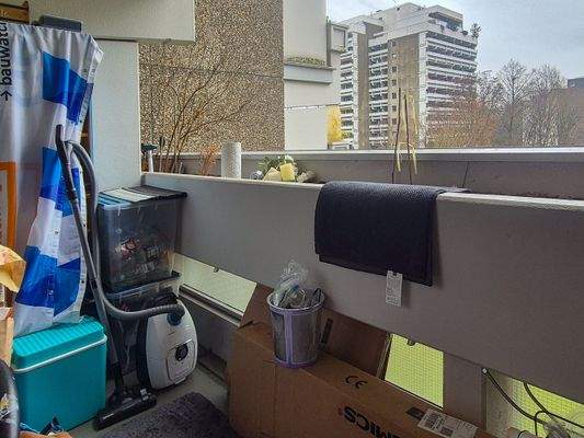 Ostbalkon an der Küche