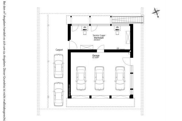 Grundriss Vorderhaus Erdgeschoss