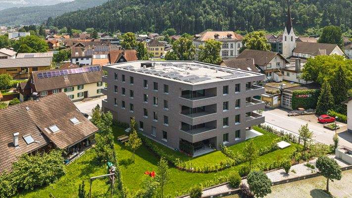 Wohnanlage Sebastianstraße, Feldkirch - Nordwest-Ansicht