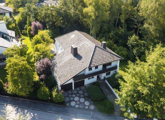 Luftbild Hauseingangsseite