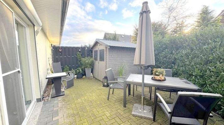 großzügiger Terrassenbereich, individuell nutzbar