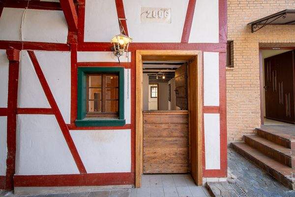 Eingang Fachwerkhaus