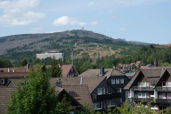 Blick vom Balkon