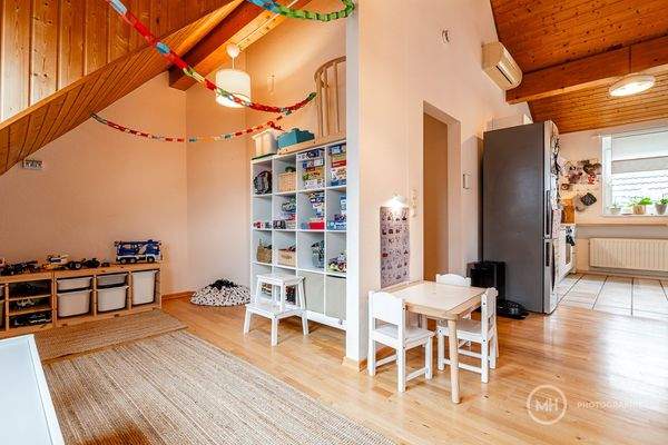 Spielbereich im Wohnraum