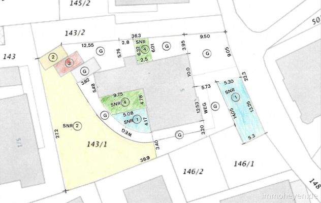 Lageplan mit Sondernutzungsrecht 4