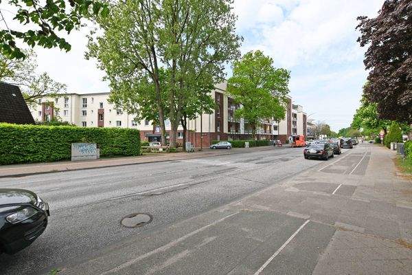 Blick vom Grundstück Richtung Westen