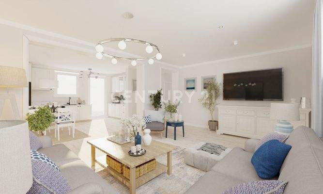 Wohnzimmer visualisiert