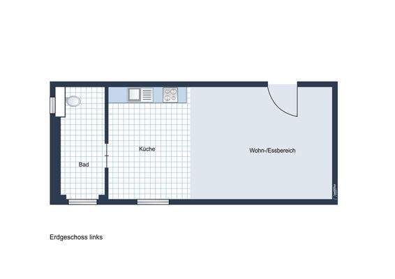 Grundriss Vorderhaus Wohnung 01