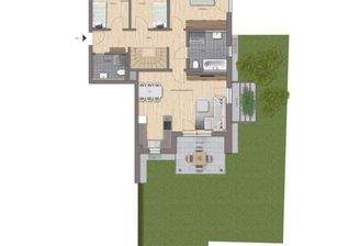 Große Erdgeschosswohnung mit schönem Gartenanteil