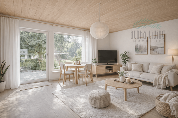 Visualisierung Wohnzimmer (EG)