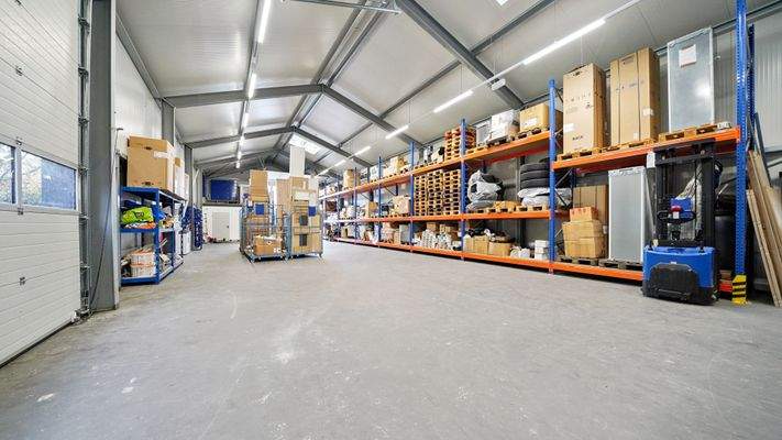 Hintere Hallenansicht