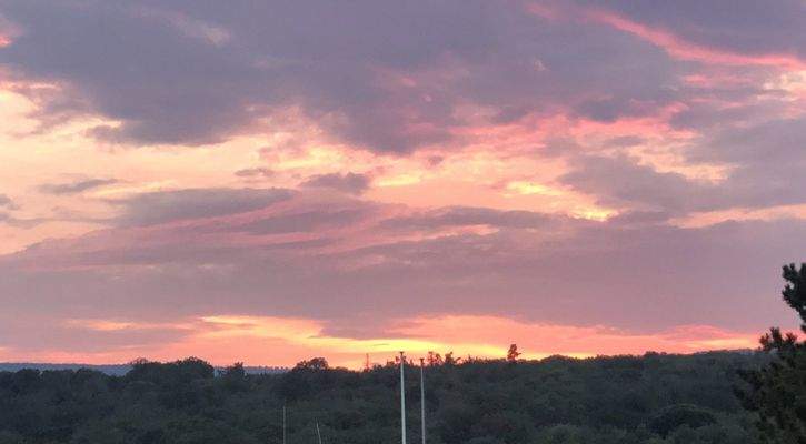 Sonnenuntergang im Westen