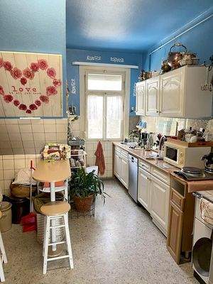 Gemütliche Küche im OG