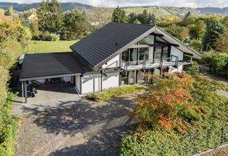 Süd-West-Ansicht des Hauses