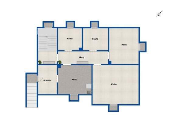 Grundriss Keller
