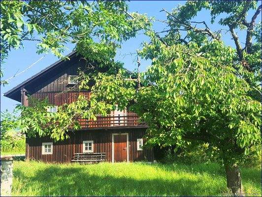 Das Haus mit zauberhaftem Obst- und Baumbestand