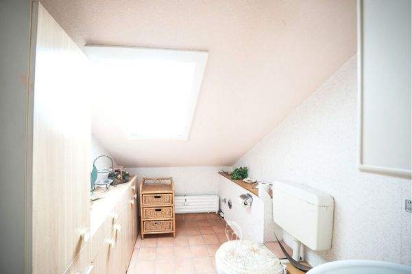 Dachgeschoss: zusätzliches WC
