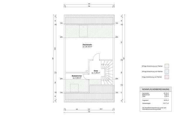 Grundriss Dachgeschoss 