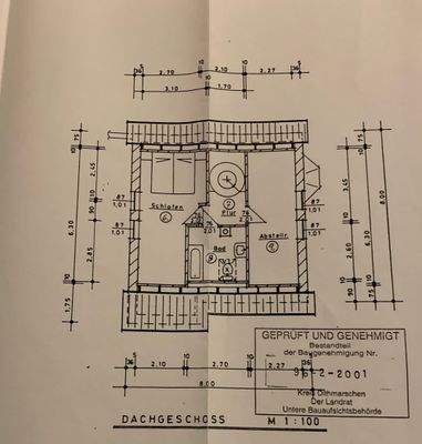 Grundriss. Dachgeschoss 