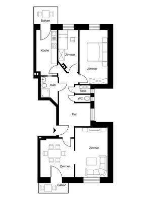 Grundriss Wohnung