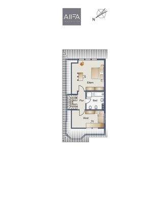 Grundriss Obergeschoss