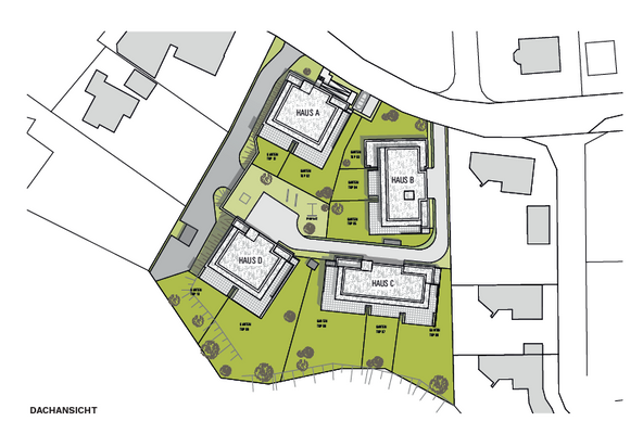 Plan Dachansicht