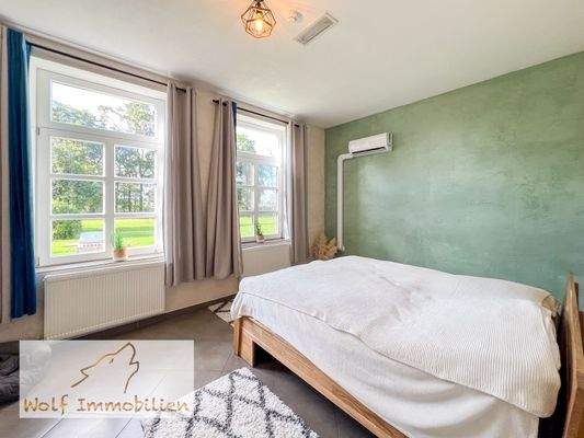 Schlafzimmer mit Klimaanlage