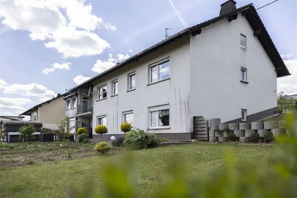 Rückansicht mit Garten