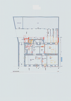 Grundriss Tiefparterre Thaliastrasse