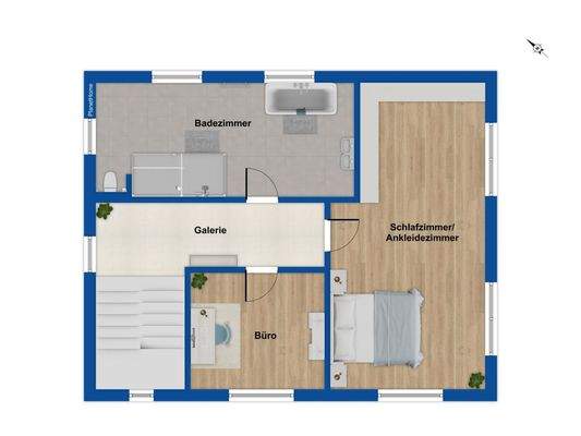 Grundriss Obergeschoss