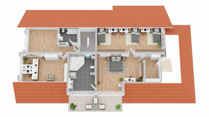 Grundriss Obergeschoss