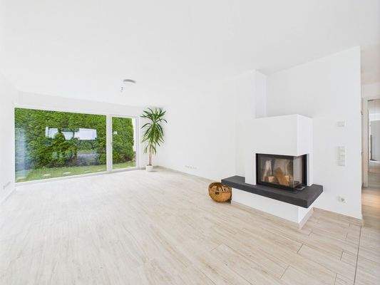 Wohnbereich mit Kamin
