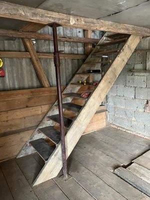 Scheunendetail Treppe