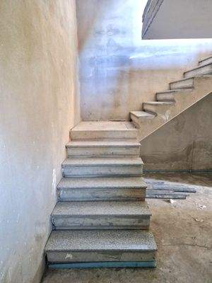 Treppe ins Erdgeschoss