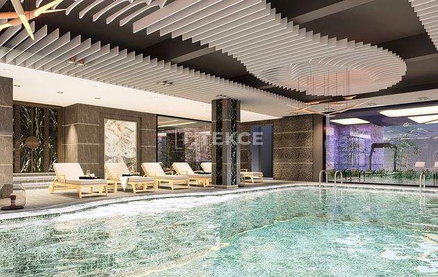 Elegant Flats in a Hotel Concept Project in Alanya