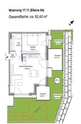 Grundriss Wohnung 17.11