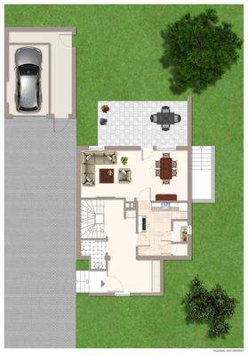 Grundriss-Skizze EG Bestand