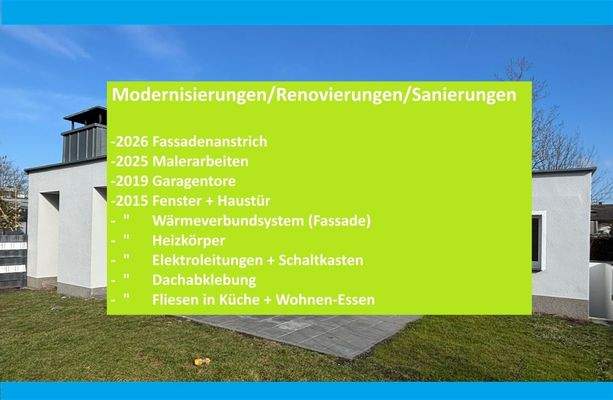 Was wurde renoviert/saniert/modernisiert?