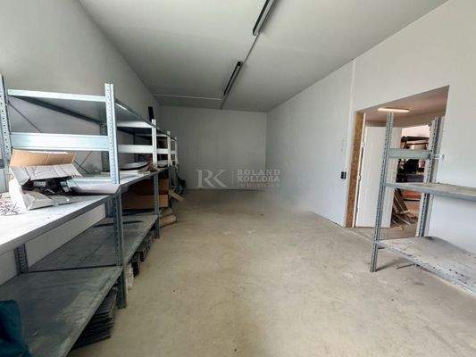 hinterer, separater Lagerraum