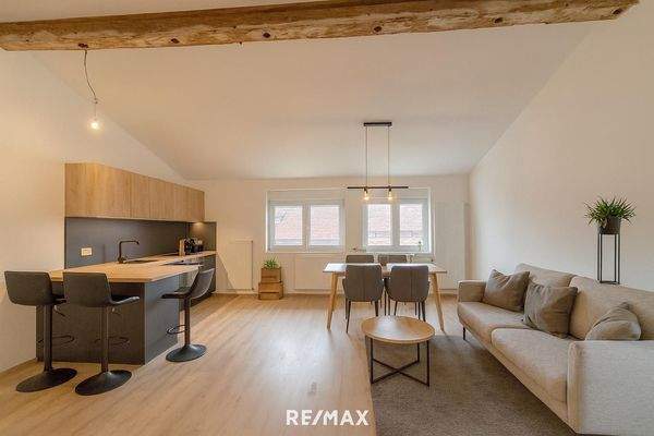 Wohnung - Visualisierung Wohn-Essbereich